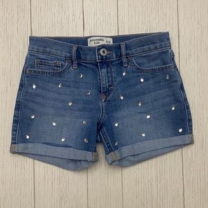 Like New! Rhinestone Denim Shorts